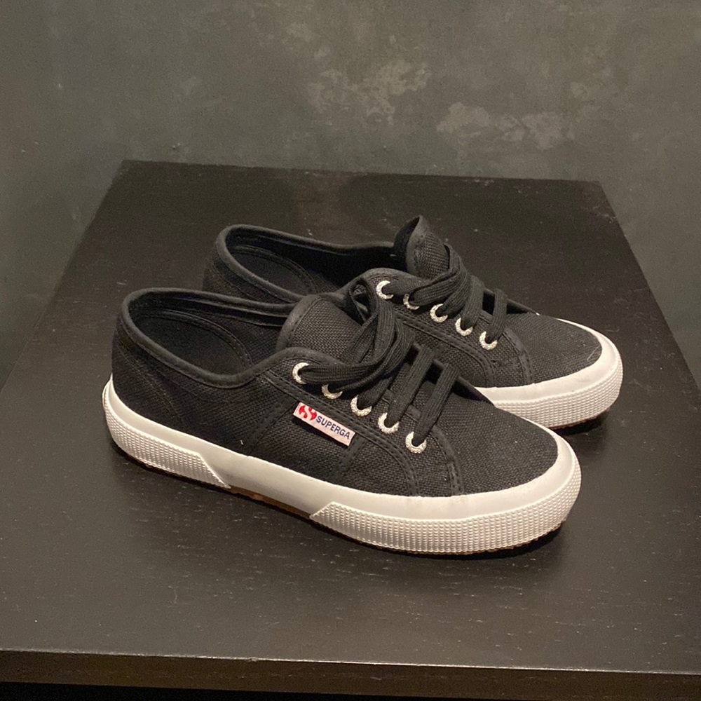 Superga black sneakers